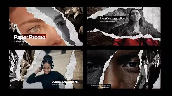 Torn Paper Promos Video Template 50143341 Videohive