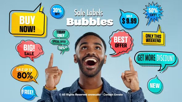 Sale Labels Bubbles 51317625 Videohive